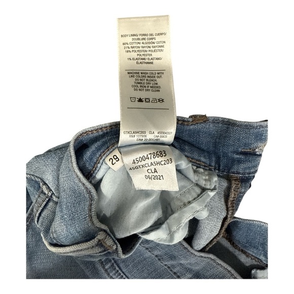 HUDSON JEANS BLAIR HIGH RISE STRAIGHT CROP LADIE'S COLOR CLAUDIA SIZE 29 - Picture 13 of 13